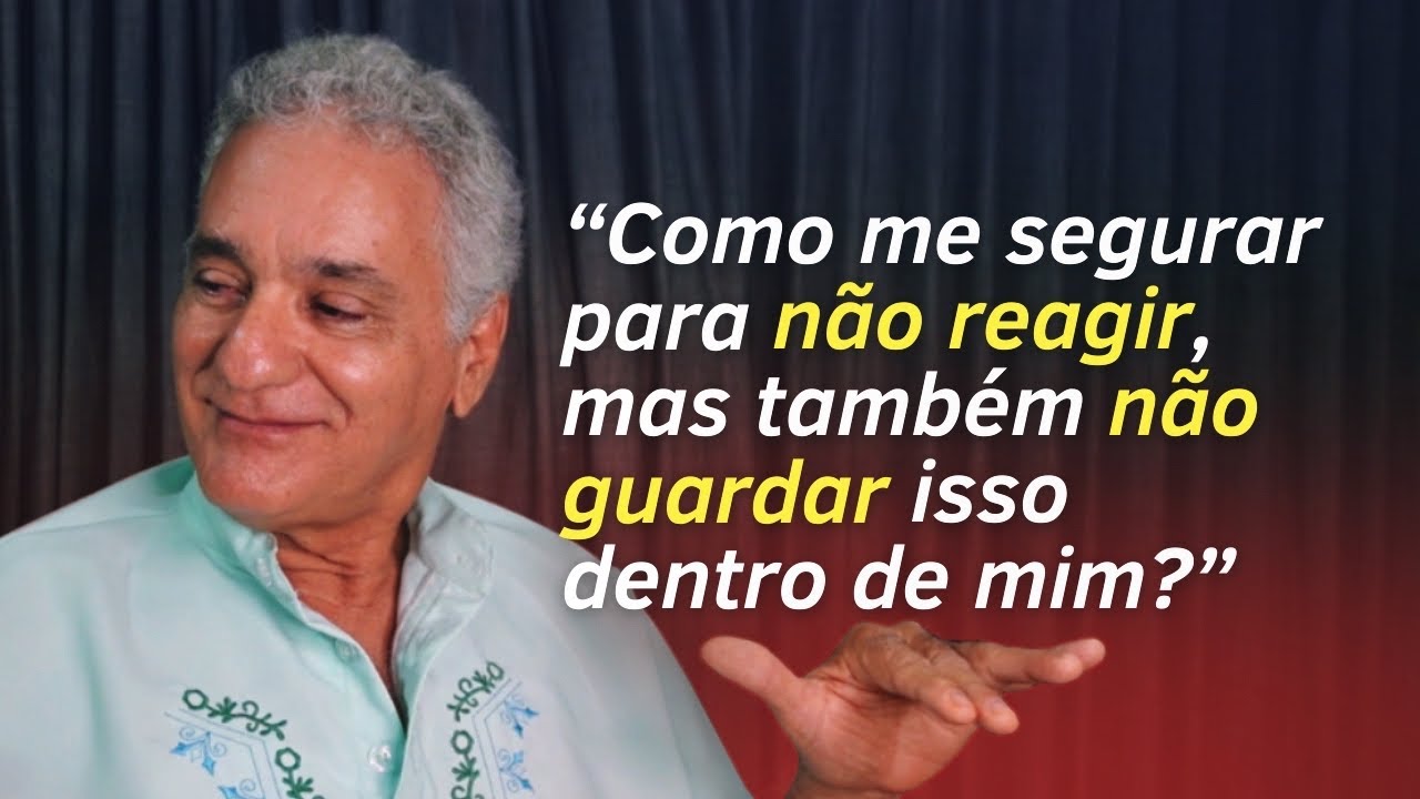 Nem reagir, nem reprimir! Observe isso. | Satsang com Alexandre Magno