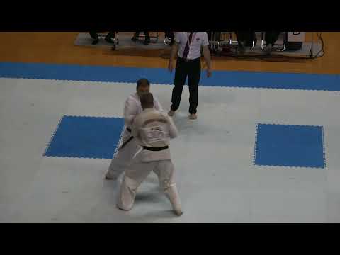 Nicu Dascalu - Kumite  Meciul 4. Ashihara  Karate World Championship, Japan 2023