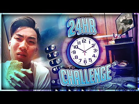 STUCK IN ELEVATOR FOR 24 HOURS CHALLENGE *ALMOST DIED*