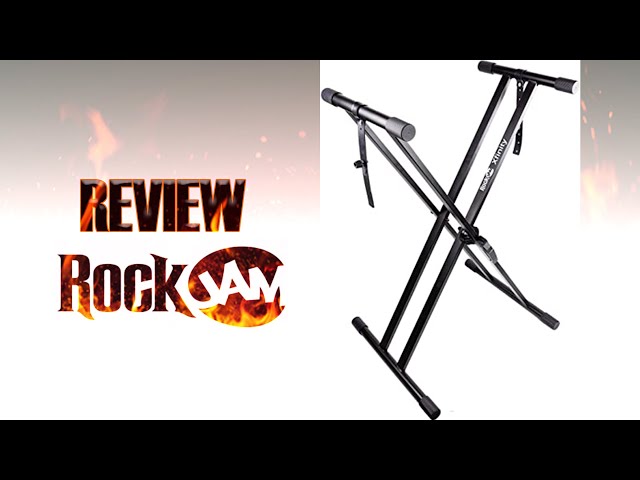 Vídeo relacionado con RockJam RJXX363 - Soporte de teclado ajustable con correas de bloqueo