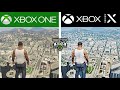 GTA V XBOX ONE VS XBOX SERIES X Graphics And Loading Times Comparison 4K 120FPS