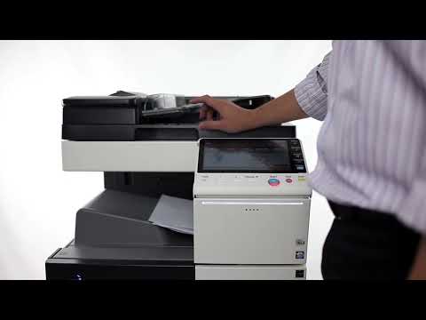 Print Notification when using copier machine konica minolta bizhub