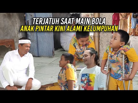 DEDE ANWAR AN4K PINTAR | TERJATUH SAAT MAIN BOLA | KINI ALAMI KELUMPUH4N
