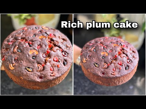 Christmas special 1kg Rich Plum Cake recipe/perfect recipe #cakerybyfiroza #plumcake