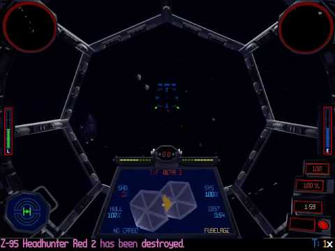 TIE Fighter - Battle 4 - Conflict at Mylok IV - Mission 1 - Escort Convoy 1/2