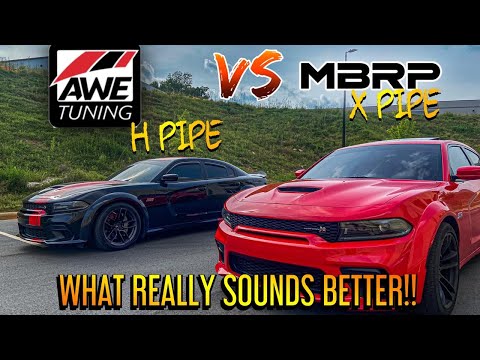 X PIPE VS H PIPE: WHAT IS THE BEST EXHAUST FOR THE DODGE CHARGER AND CHALLENGER? MBRP VS AWE TUNING