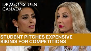 Download lagu Student Pitches Expensive Bikinis For Competitions | Dragons' Den Canada mp3