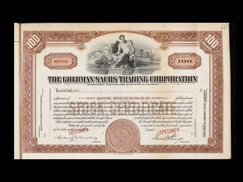 Goldman Sachs at 150: Part 2 – Hubris (1929)