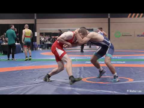 ARTEMIS TREPCA vs CALLUM MARSHALL   [4K VIDEO]  -  AUSTRALIAN NATIONAL WRESTLING CHAMPIONSHIPS 2022