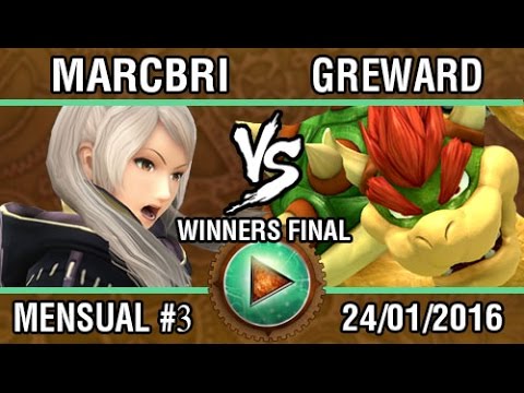 [Afterlife 3] Marcbri (Robin, Diddy Kong) vs Greward (Bowser) SSB4 Winners Finals
