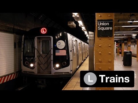 NYC Subway: (L) Train Action in Williamsburg and Manhattan