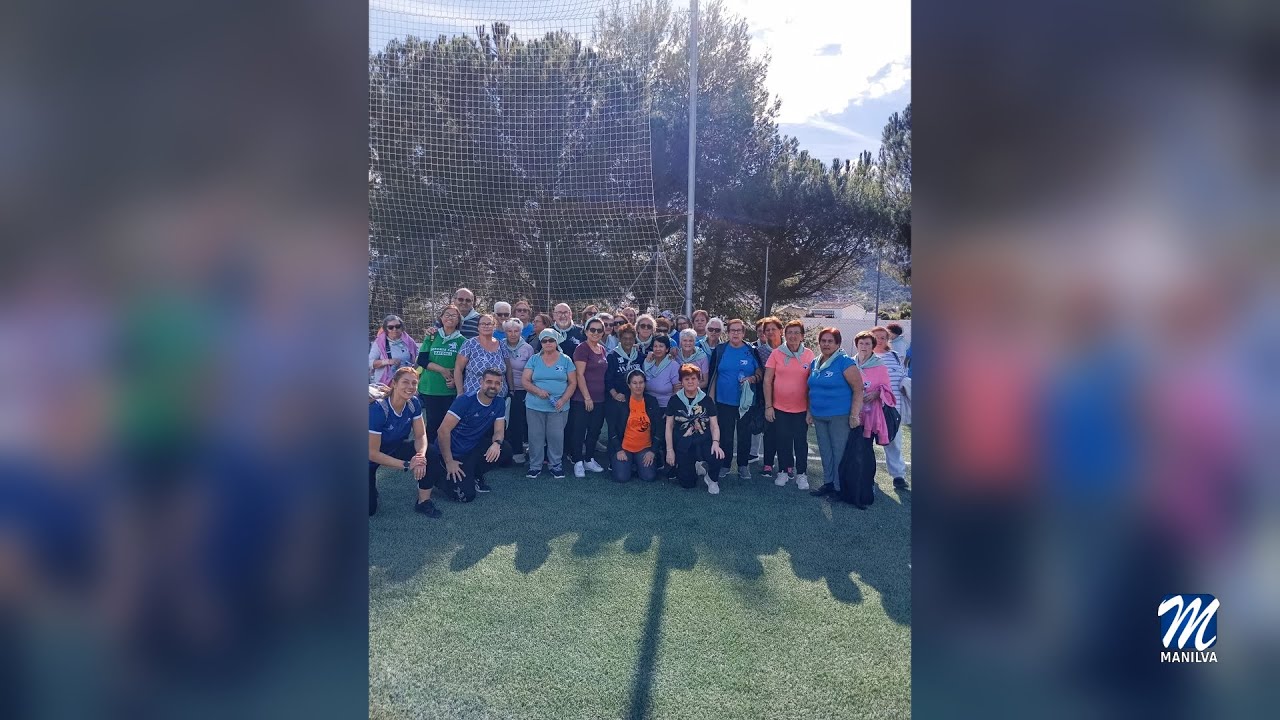 Un amplio grupo de vecinos participa en el Encuentro de Mayores de Guaro