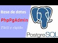 Como Crear Base De Datos En Phppgadmin