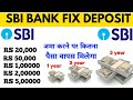 SBI Bank FD Interest Rate SBI Bank Fixed Deposit Interest 2025 Calculator Benefits