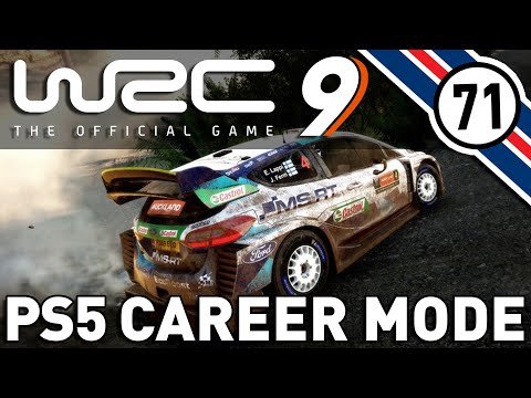 WRC 9 Career Mode - PS5 DualSense Gameplay and First Impressions