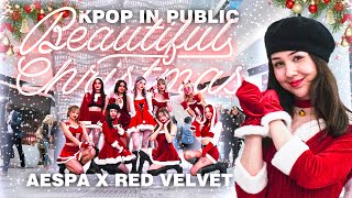 Download lagu [K-POP IN PUBLIC ONE TAKE] Red Velvet X aespa 'Beautiful Christmas' | Dance cover by 3to1 mp3