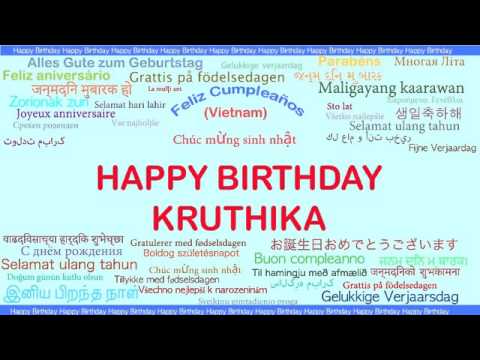Kruthika Languages Birthday Song