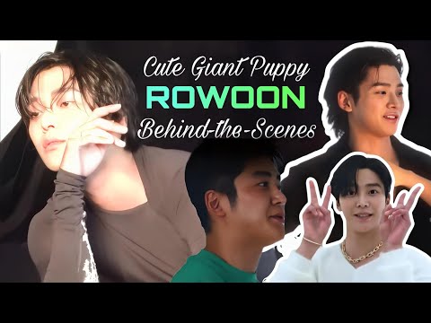 Rowoon becomes a cute and polite "puppy" after the camera "cuts". Our sweet professional chameleon!