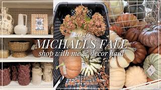 Michaels Fall Decor Shopping & Haul 🍂 | 2026 Michaels Fall Shop With Me!
