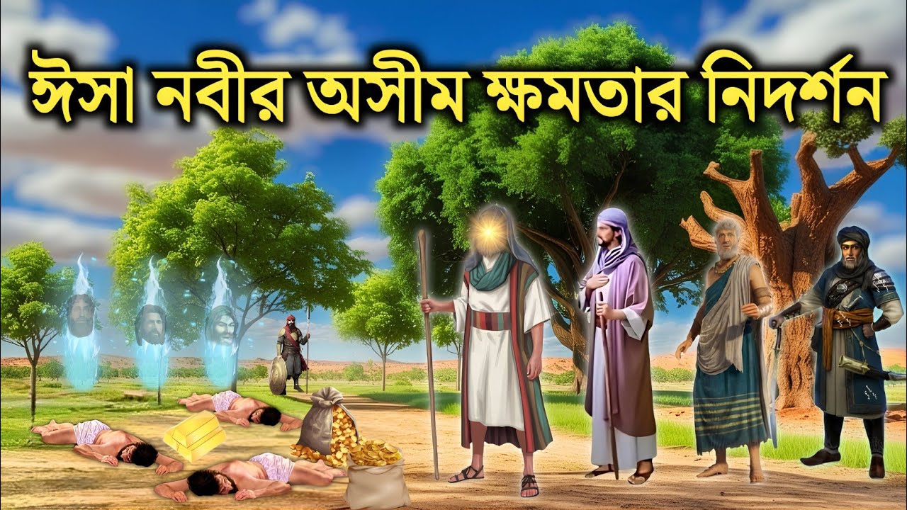 ঈসা নবীর অসীম ক্ষমতার নিদর্শন | ইসলামিক কাহিনী | হযরত ঈসা আঃ এর জীবনী | Rasuler kahani |