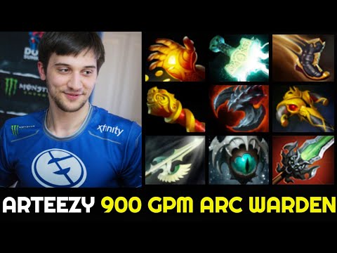 ARTEEZY 900 GPM Arc Warden - Carry the Game with 8-Slotted 7.27 Dota 2