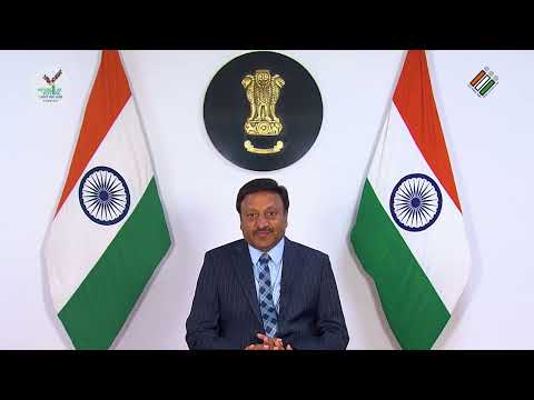 Message from the Chief Election Commissioner of India Shri Rajiv Kumar on the eve of 13th National Voters’ Day
