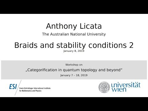 Anthony Licata - Braids and stability conditions 2