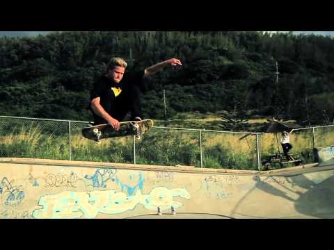Tosh Townend skating Hawaii