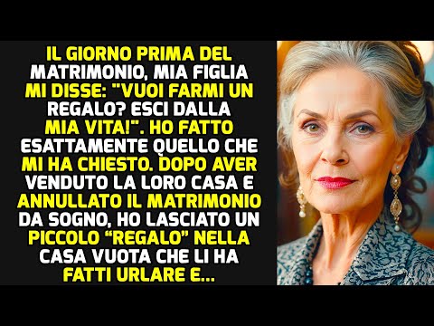 Mia Figlia Ha Urlato: “Il Miglior Regalo Di Nozze È La Tua Scomparsa!”. Così Ho... STORIE DI VITA