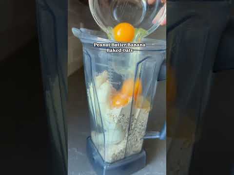 Peanut Butter Banana Baked Oats (GF, DF)🤩