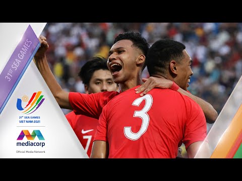 Jordan Emaviwe's BRILLIANT equaliser for Singapore vs Laos | Football | SEA Games Vietnam 2021