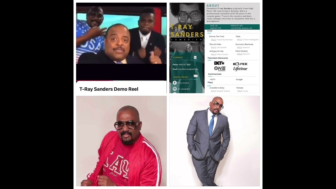 Promotional video thumbnail 2 for Comedian T-Ray Sanders