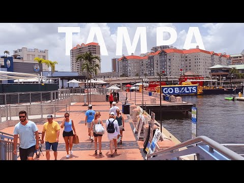 TAMPA, FLORIDA - Downtown Walking Tour | Travel Guide【4K】