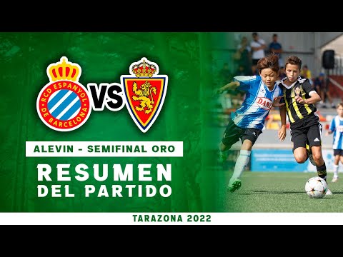 RESTV / R.C.D. Espanyol 3 - Real Zaragoza 0 / ALEVÍN / Semifinal - Fase ORO