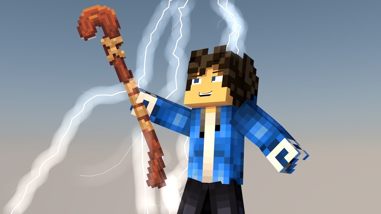 Lightning Staff in Minecraft 1.11 with Command Blocks (Tutorial)