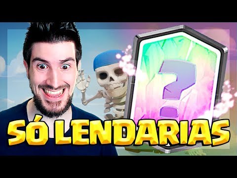 UMA LENDÁRIA POR PARTIDA NO NOVO DESAFIO DO CLASH ROYALE!