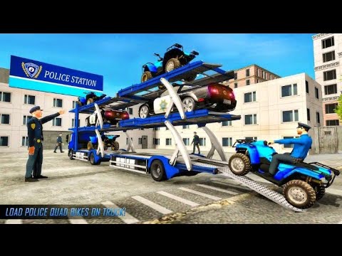 Us police transport truck car