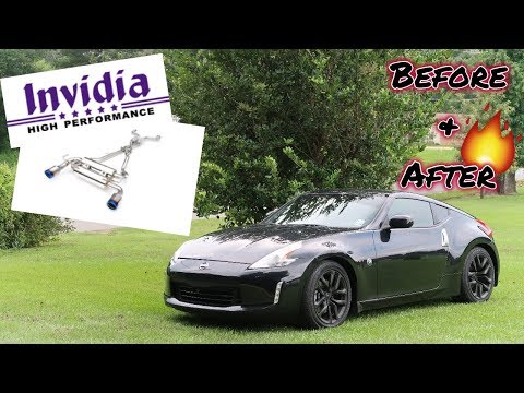 Nissan 370z | Invidia Gemini Catback Exhaust (Before & After)