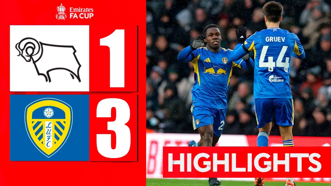 Derby vs Leeds Highlights & Goals Season 2025/2026