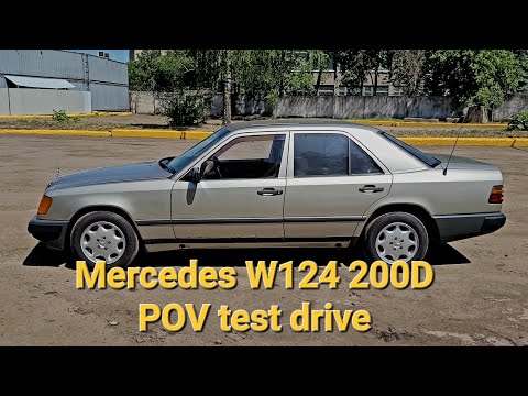 1986 Mercedes Benz W124 200D POV-test drive
