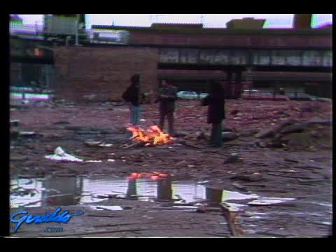 1975.  Harlem's rough slum life and the poor struggling to survive, New York City