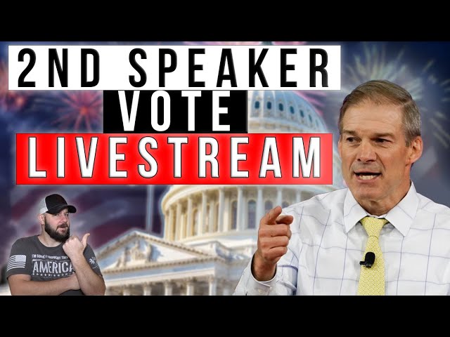 BREAKING: LIVESTREAM of 2ND Speaker of House Vote... Will we get a PRO 2A Speaker today?