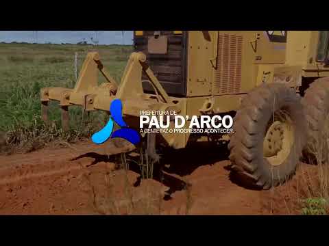 Prefeitura Municipal de Pau d'Arco Tocantins, realiza manutenção das estradas vicinais.