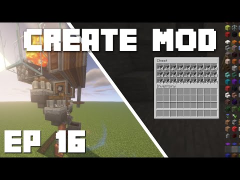 Rockit14 - Minecraft Create Mod Tutorial Andesite Farm Ep 16