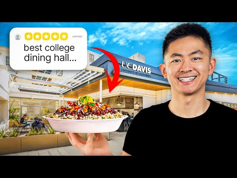 I tried the BEST college dining hall