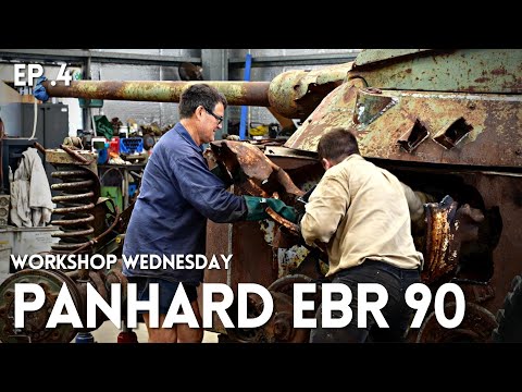 WORKSHOP WEDNESDAY: Panhard EBR 90 Steering RESTORATION and Turret Basket removal