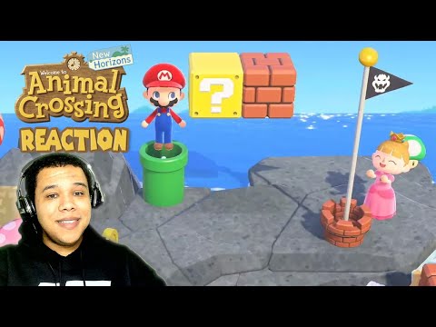 Animal Crossing: New Horizons x Super Mario Collaboration Items | Reaction