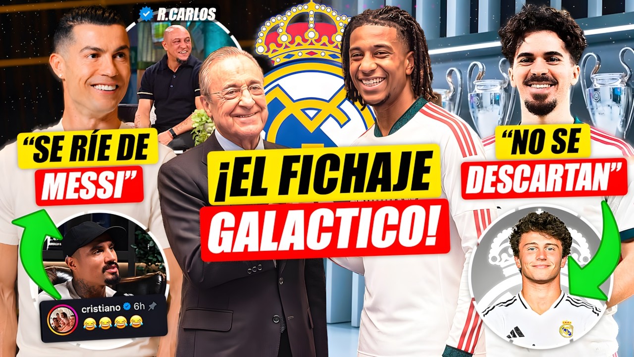 ¡EL FICHAJE GALACTICO DE FLORENTINO PEREZ! | ¿QUE PASARA CON VITINHA Y NEVES? | CRISTIANO JAJAJA