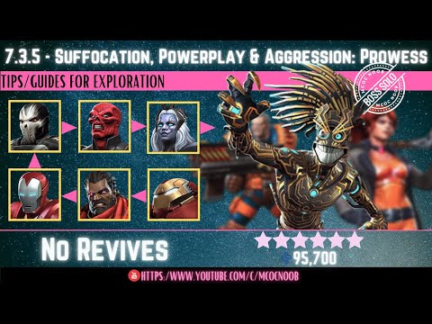 MCOC: Act 7.3.5 - Suffocation, Powerplay & Aggression: Prowess - Warlock - (Book 2, Act 1.3)