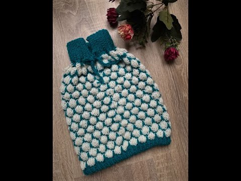 Knitting bubble patterns in rows and rounds